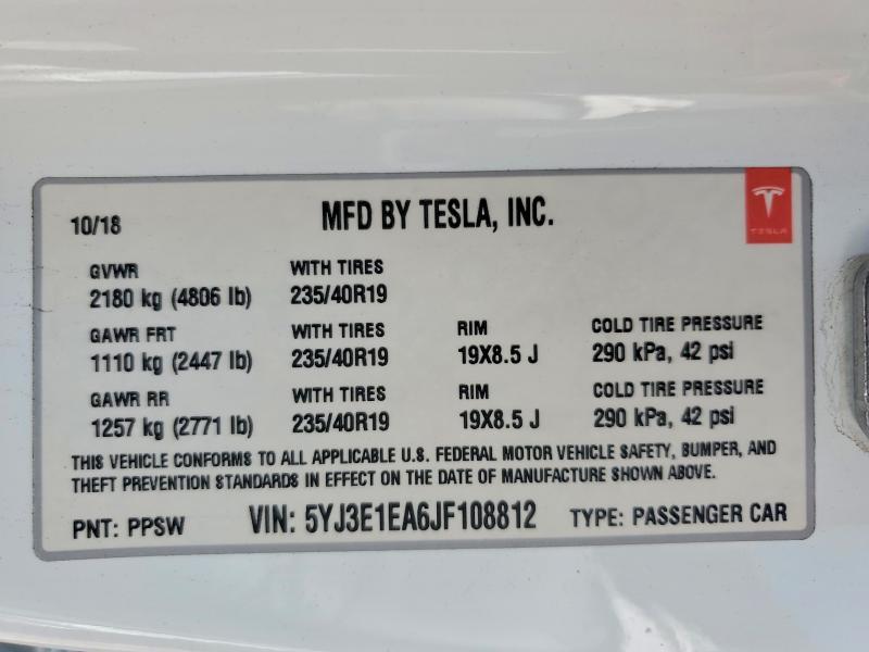2018 Tesla Model 3