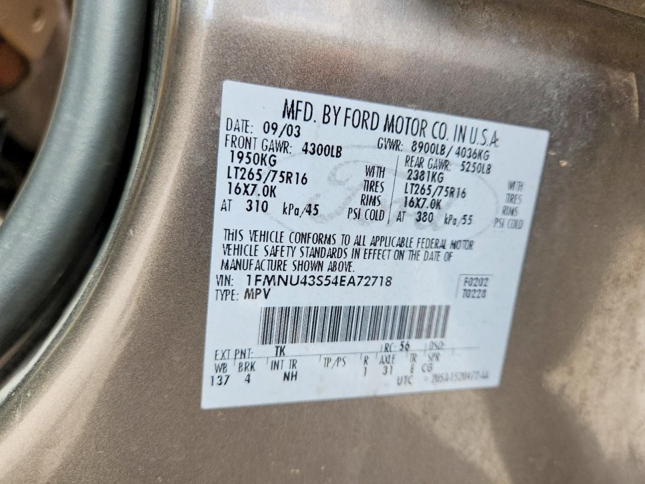 2004 Ford Excursion Limited