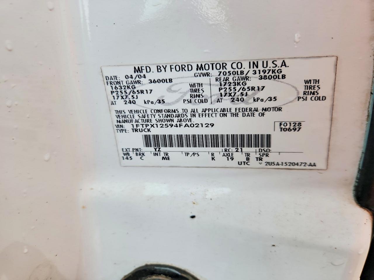 2004 Ford F150