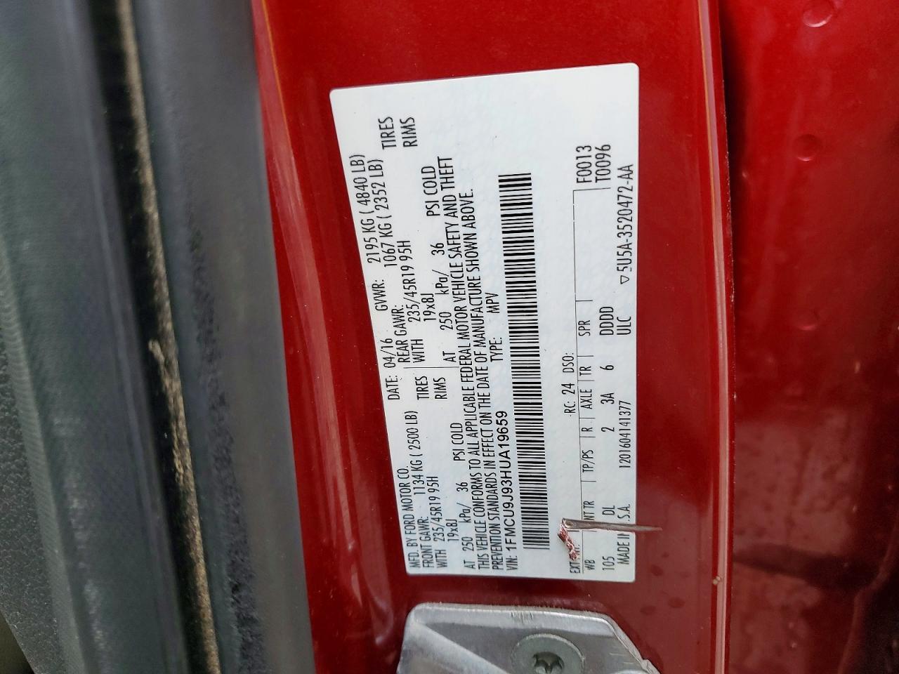 2017 Ford Escape Titanium