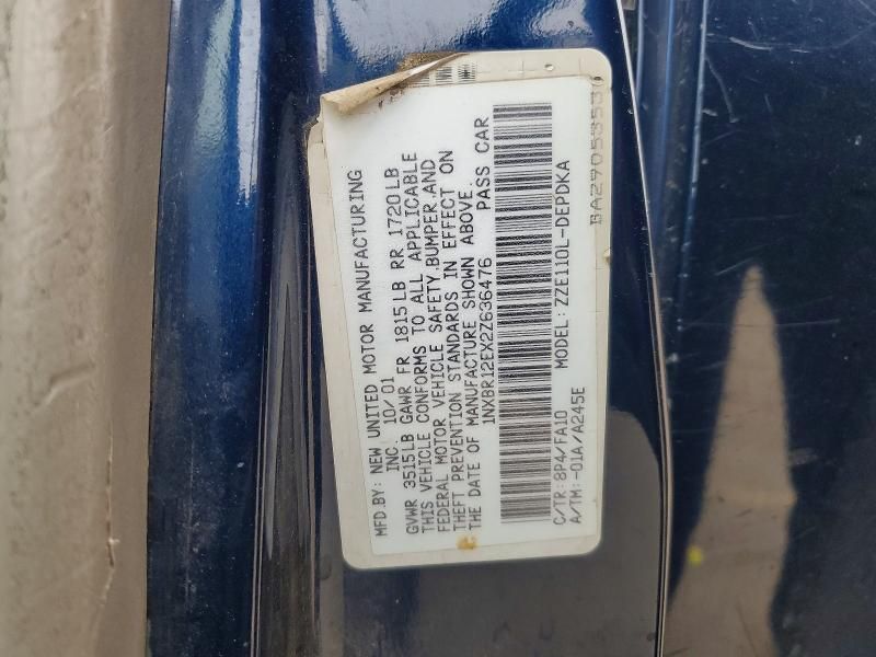 2002 Toyota Corolla ce