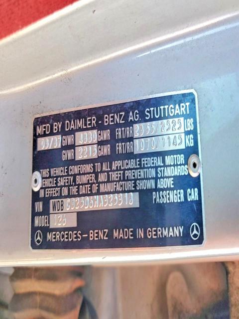 1987 Mercedes-Benz 300 sdl