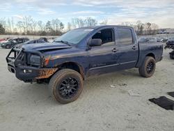 Salvage trucks for sale at Spartanburg, SC auction: 2011 Nissan Titan S