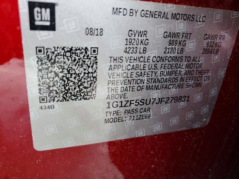 2018 Chevrolet Malibu Hybrid