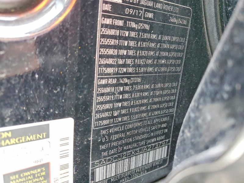 2018 Jaguar F-pace Premium