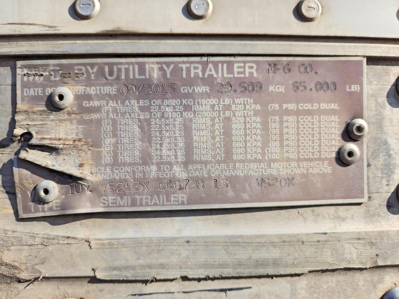 2016 Utility Trailer Mfg. 2016 Utility VS2DX DRY Van Trailer
