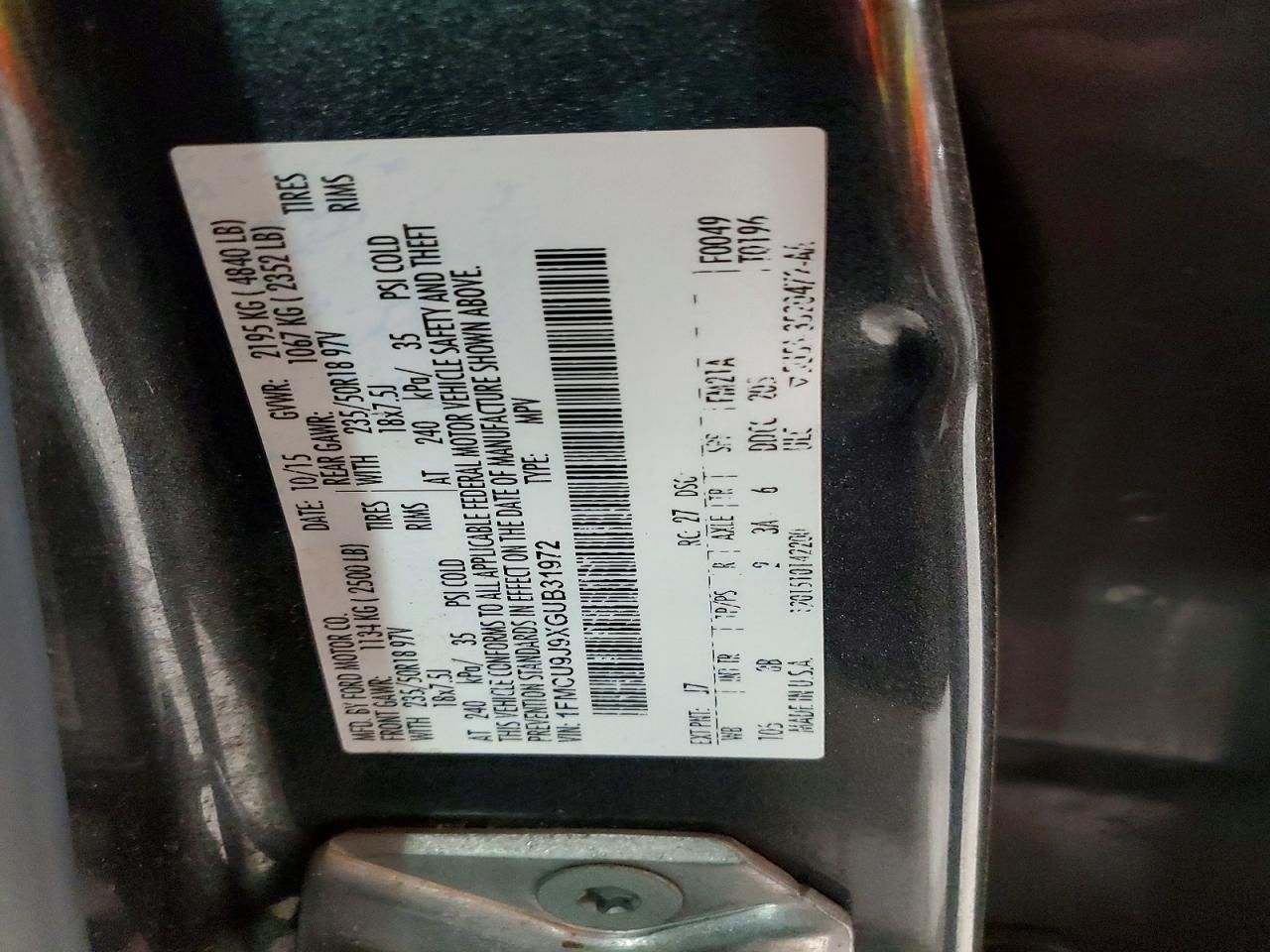 2016 Ford Escape Titanium