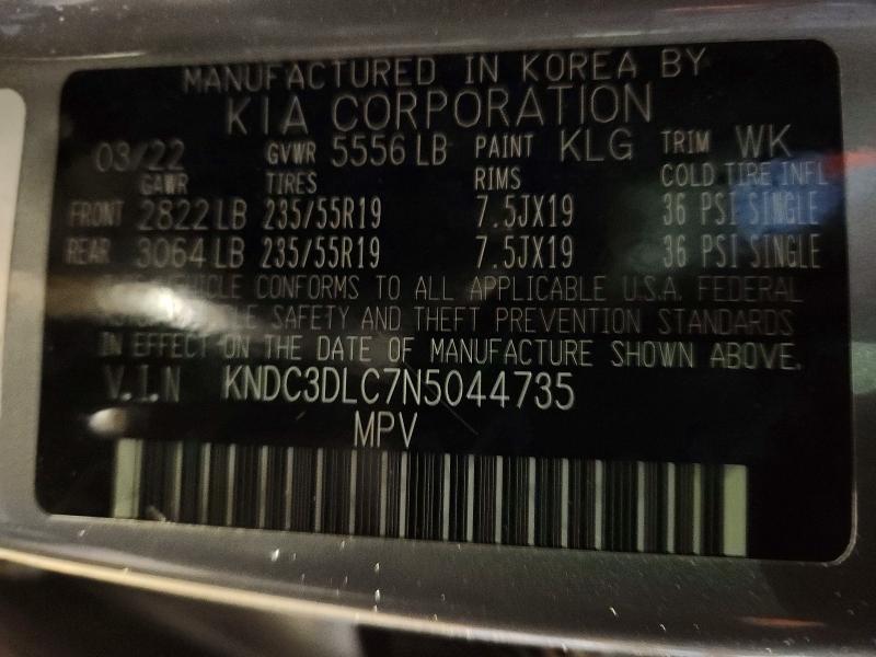 2022 KIA EV6 Light