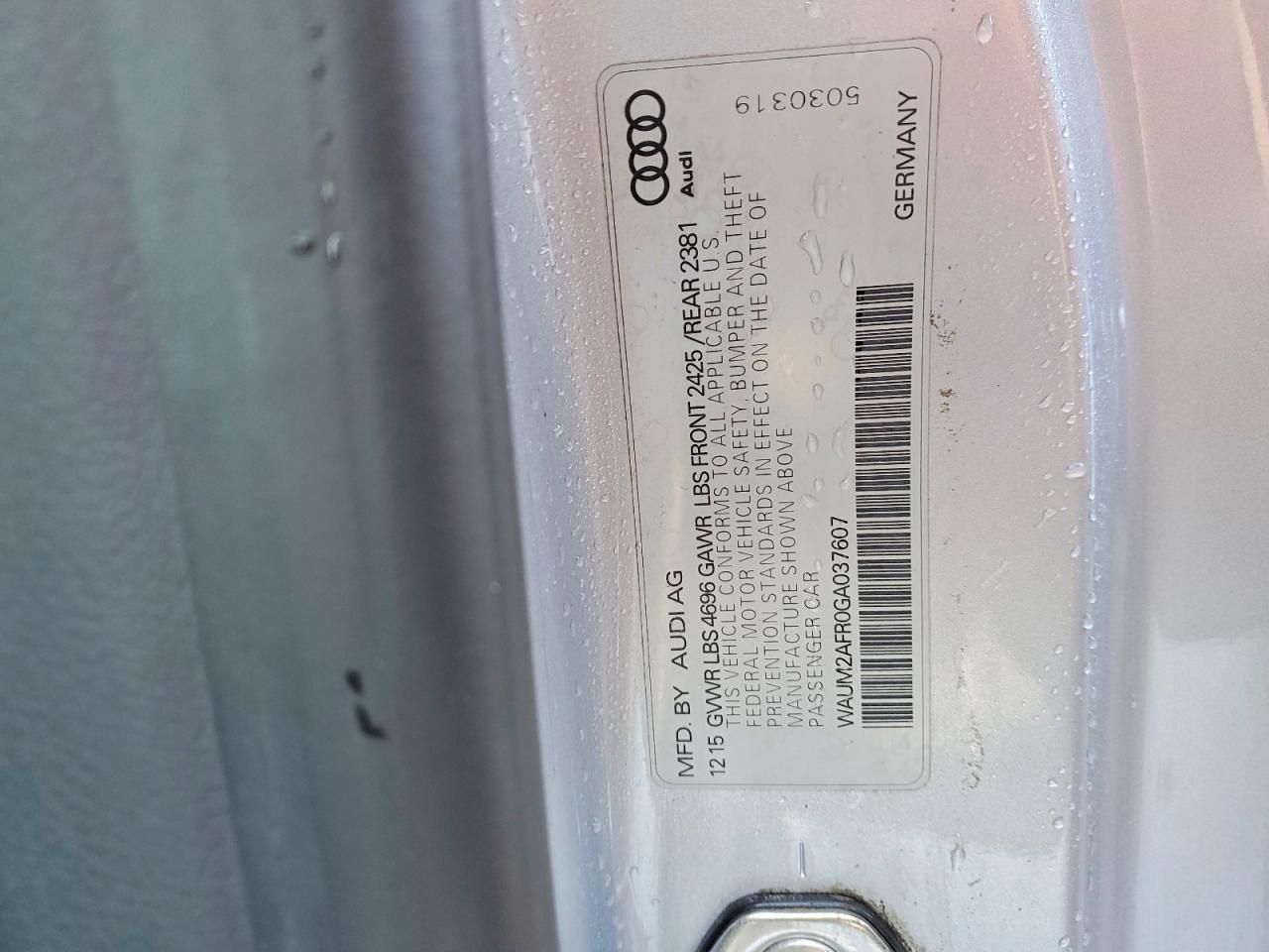 2016 Audi A5 Premium Plus S-line