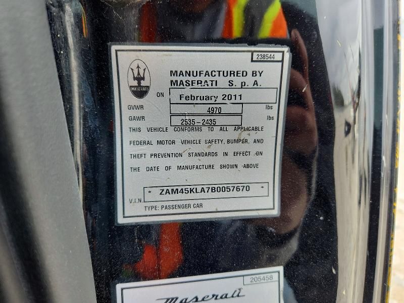 2011 Maserati Granturismo s