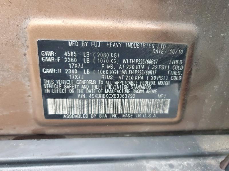 2011 Subaru Outback 2.5i Limited