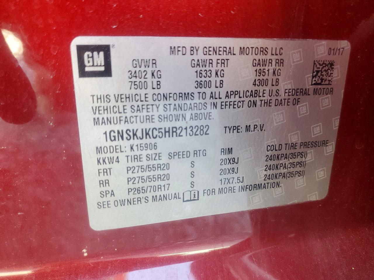 2017 Chevrolet Suburban