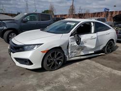 Salvage cars for sale from Copart Wilmington, CA: 2020 Honda Civic Sport