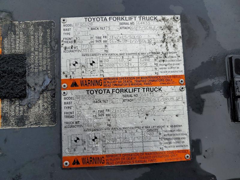 2014 Toyt Forklift