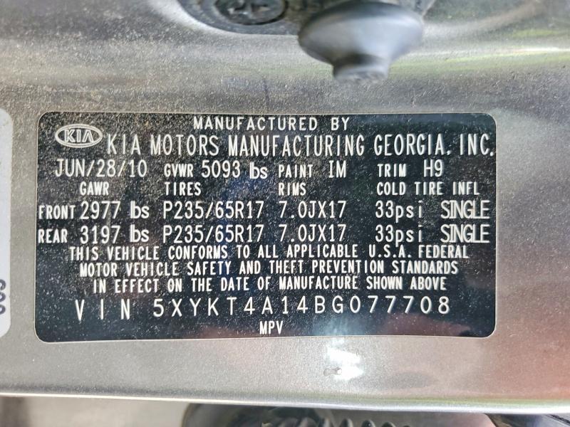 2011 KIA Sorento lx