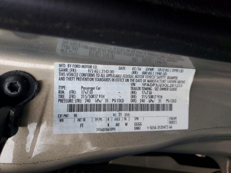 2016 Ford Focus Titanium