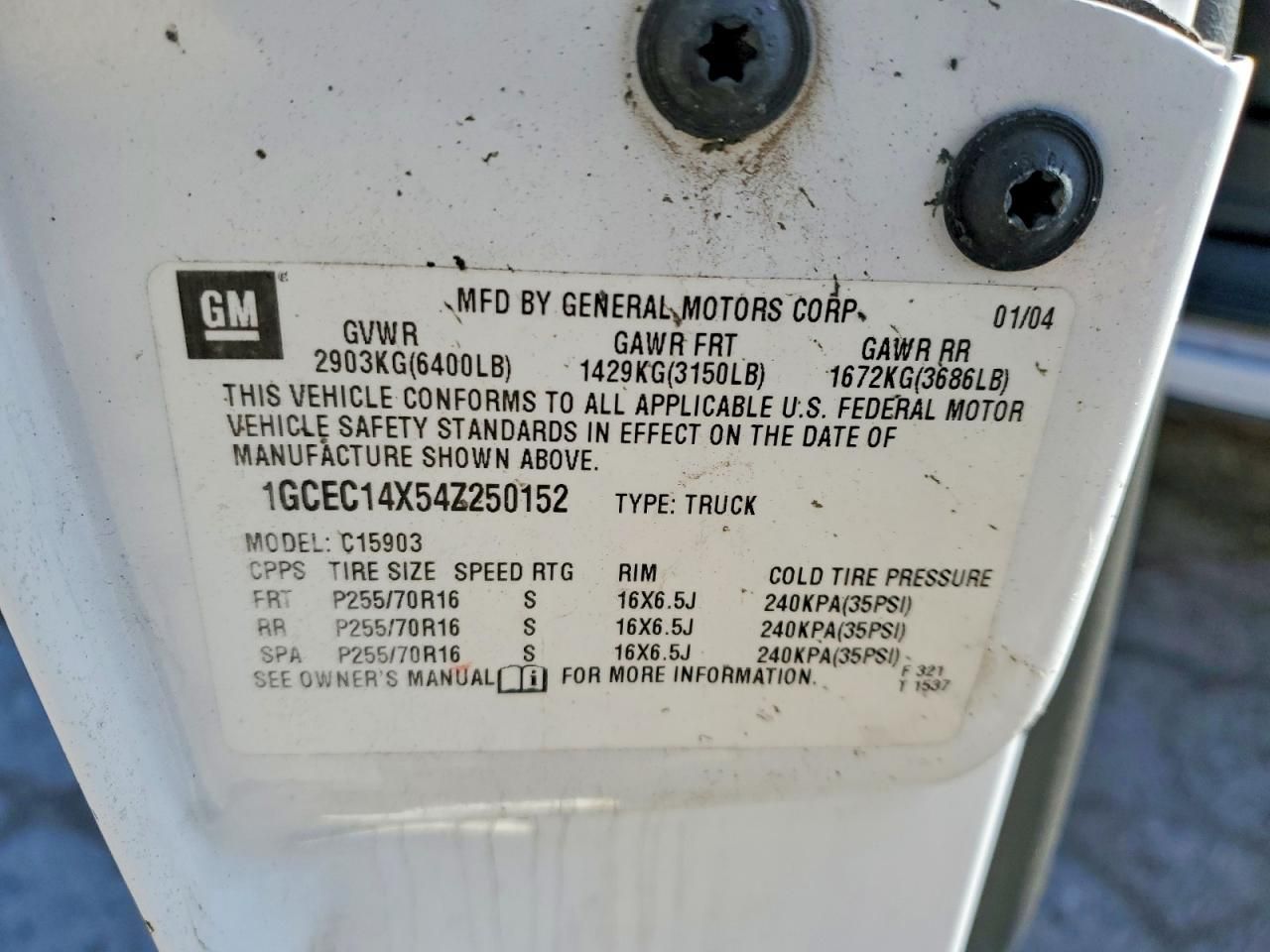 2004 Chevrolet Silverado C1500