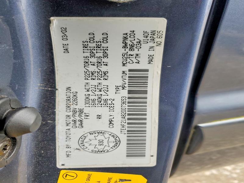 2002 Toyota Highlander Base