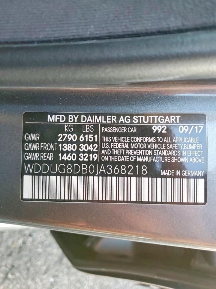 2018 Mercedes-Benz S 560