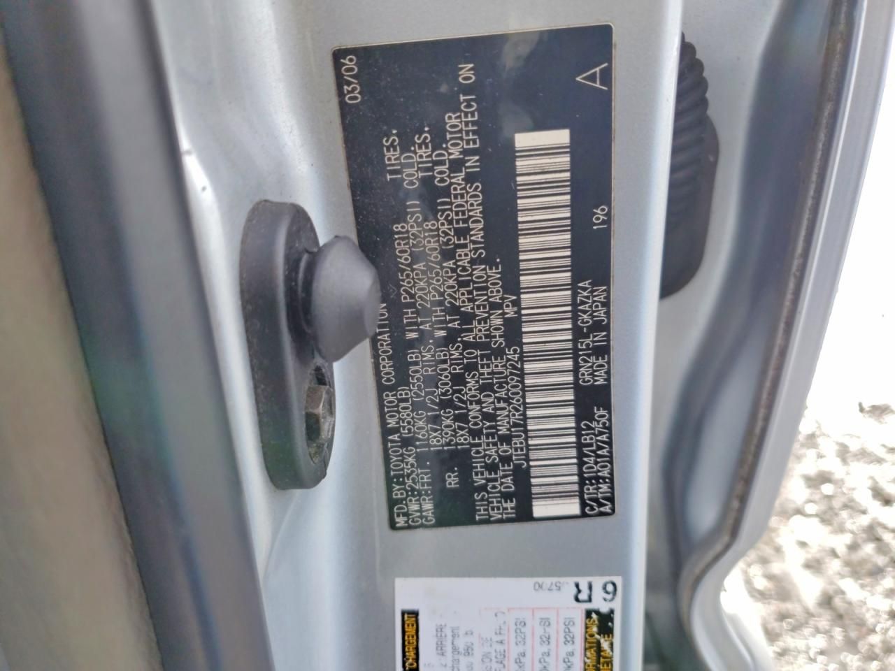 2006 Toyota 4runner Limited