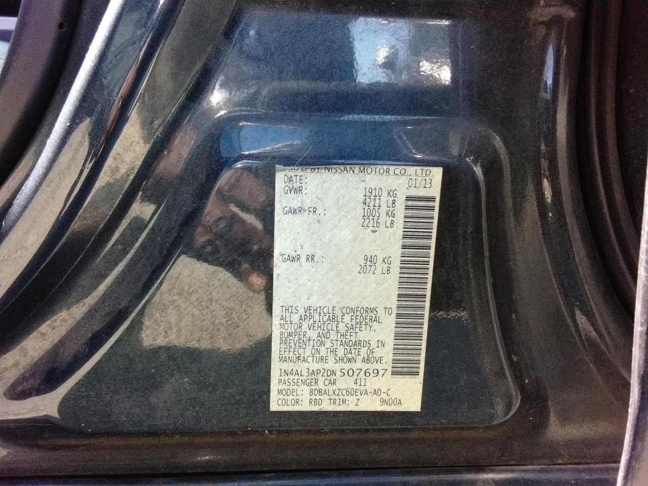 2013 Nissan Altima 2.5 sl