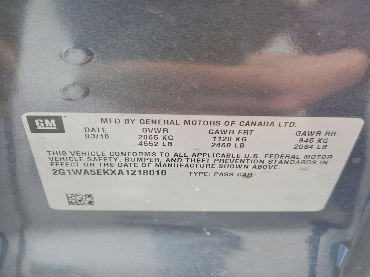 2010 Chevrolet Impala ls