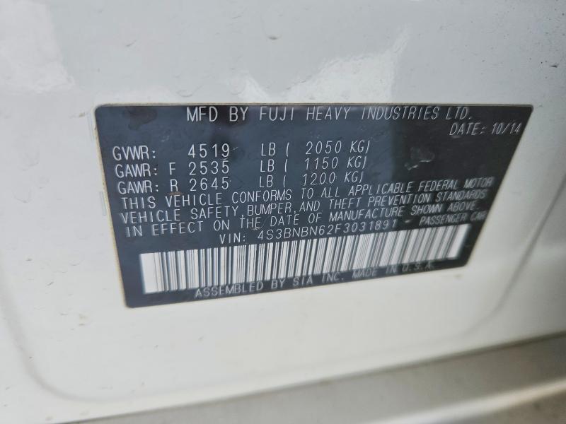 2015 Subaru Legacy 2.5i Limited