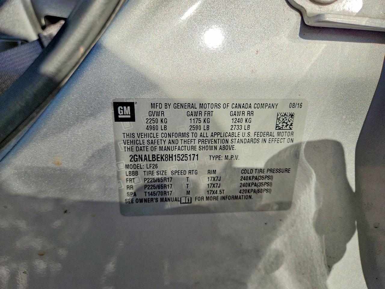 2017 Chevrolet Equinox ls