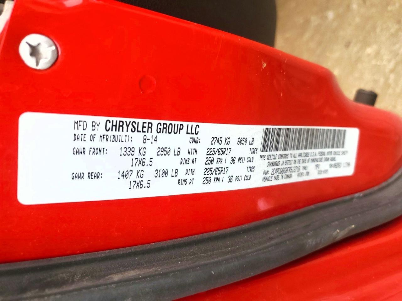 2015 Dodge Grand Caravan se