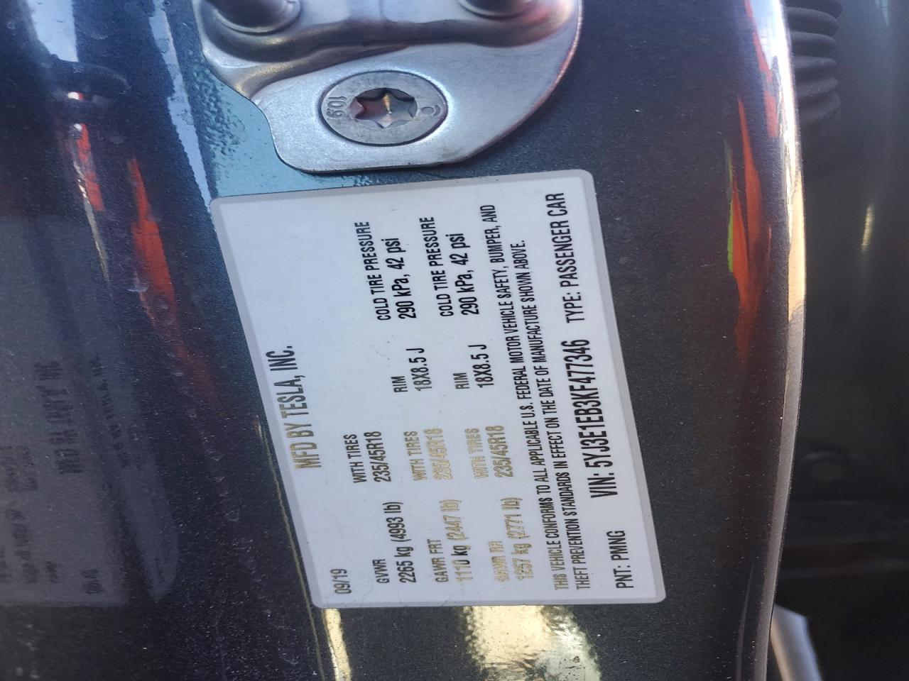 2019 Tesla Model 3
