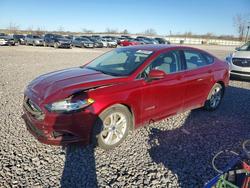 2018 Ford Fusion se Hybrid en venta en Kansas City, KS