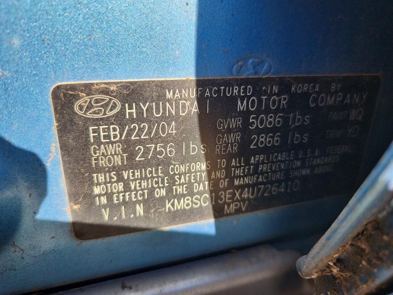 2004 Hyundai Santa fe gls