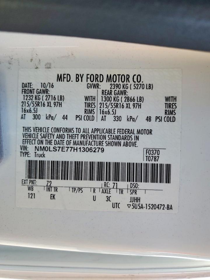 2017 Ford Transit Connect Refrigerated Delivery Van