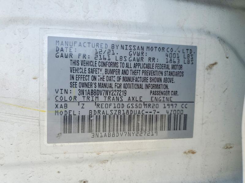2022 Nissan Sentra sr