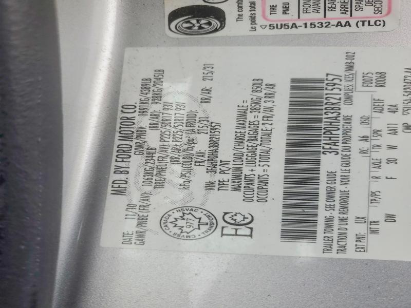 2011 Ford Fusion se
