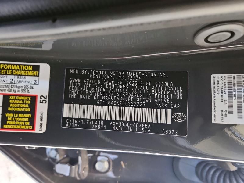 2025 Toyota Camry xse