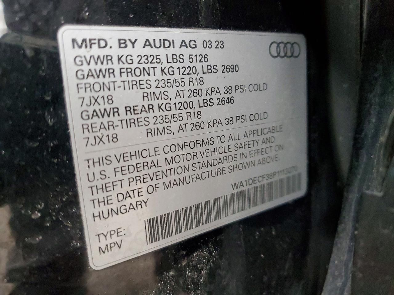 2023 Audi Q3 Premium s Line 45