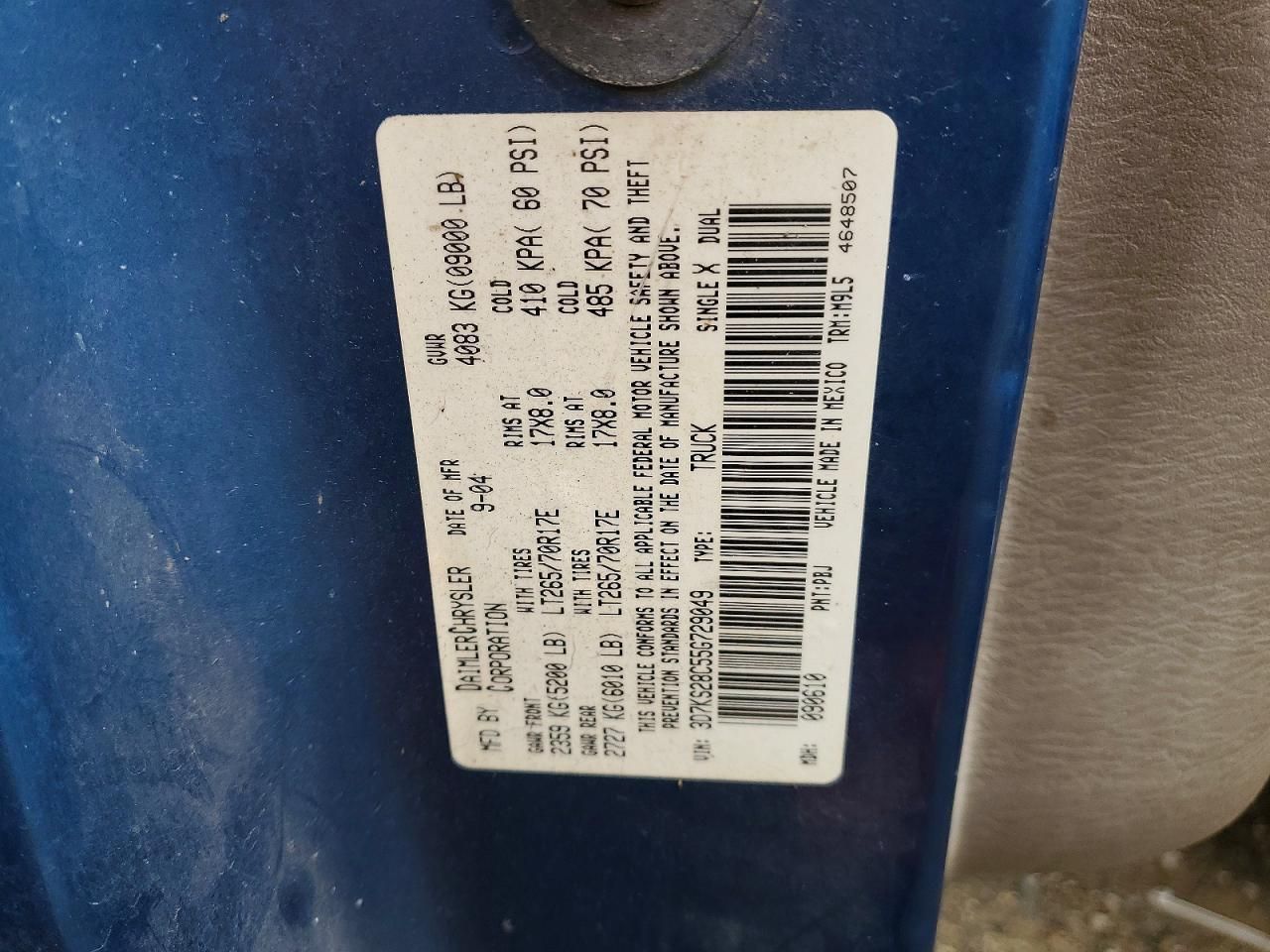 2005 Dodge Ram 2500 st