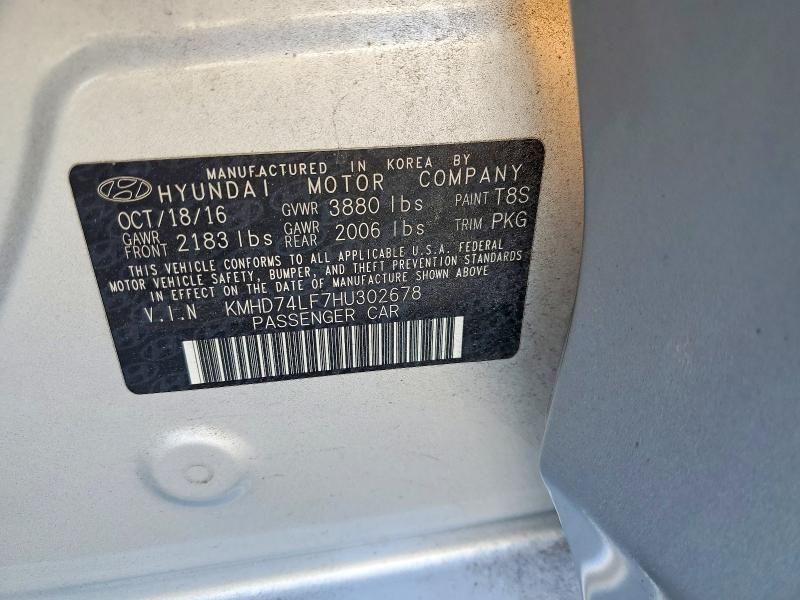 2017 Hyundai Elantra se