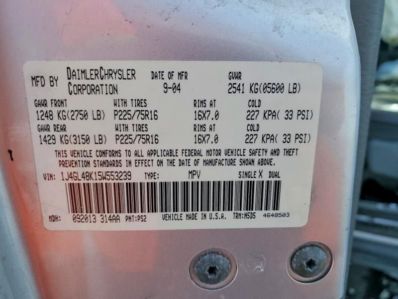 2005 Jeep Liberty Sport