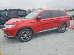 Mitsubishi salvage cars for sale: 2016 Mitsubishi Outlander es
