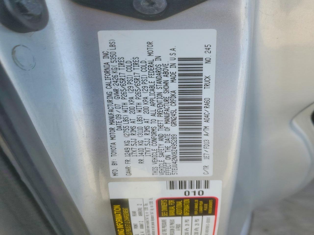 2008 Toyota Tacoma V6