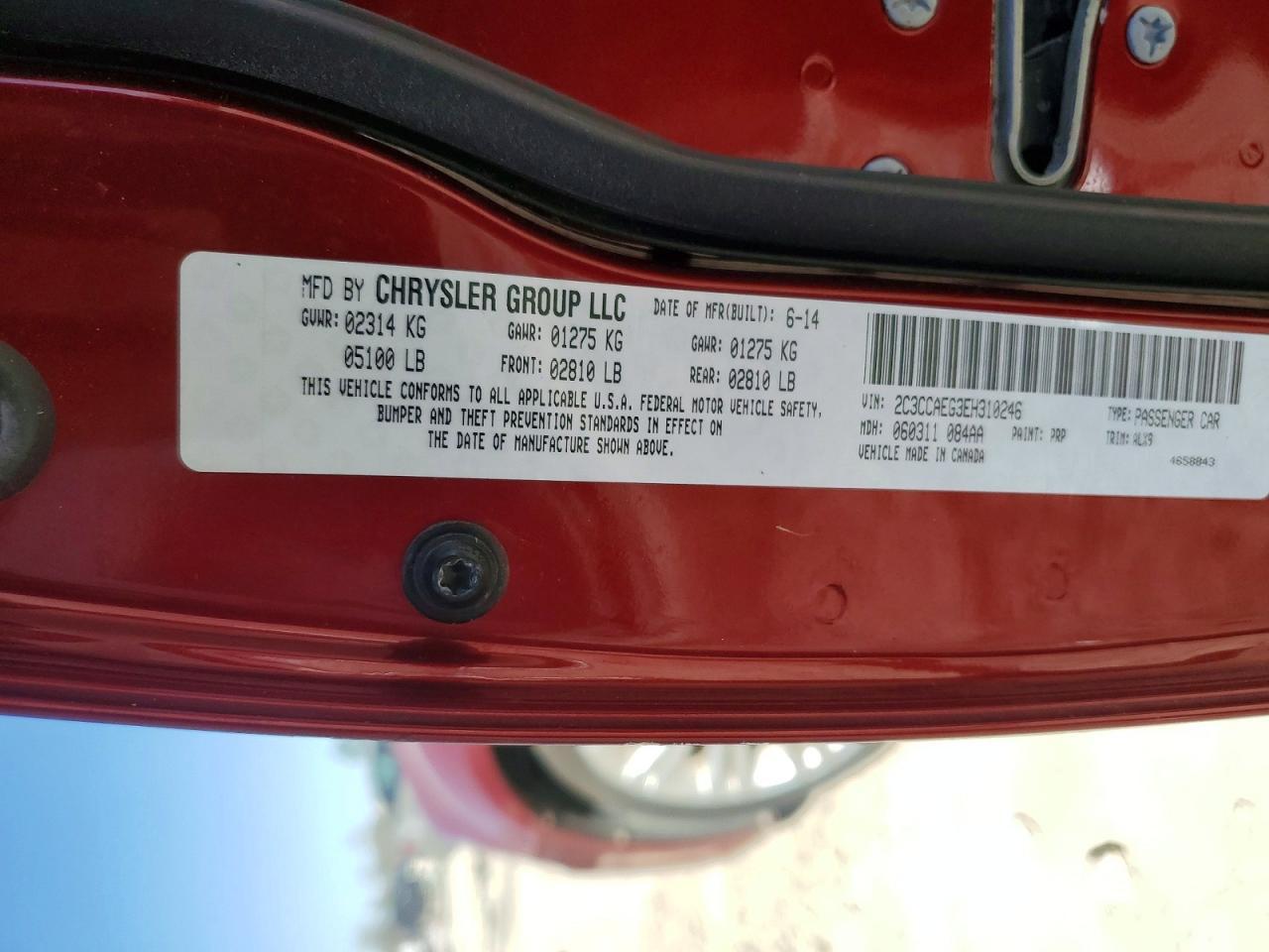 2014 Chrysler 300c