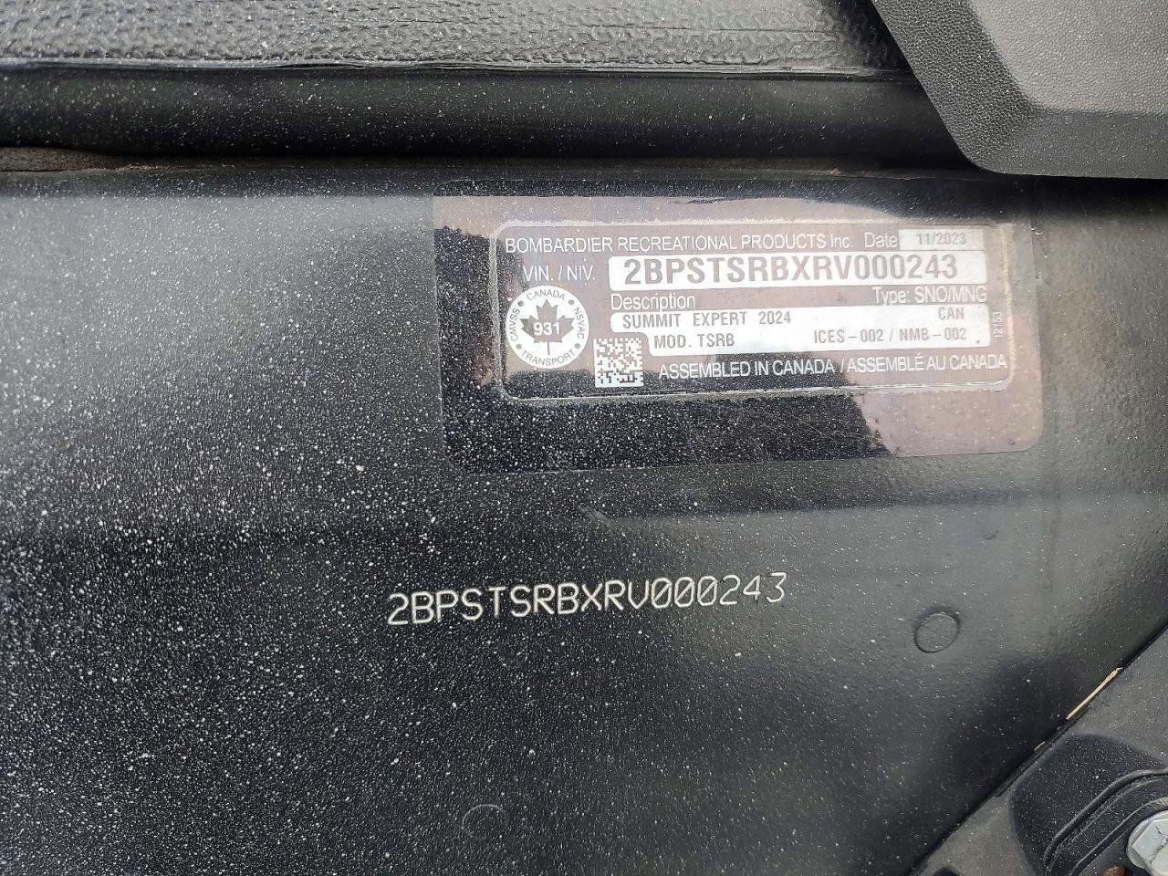 2024 Skidoo 2024 SKI-DOO Summit X 850 Turbo