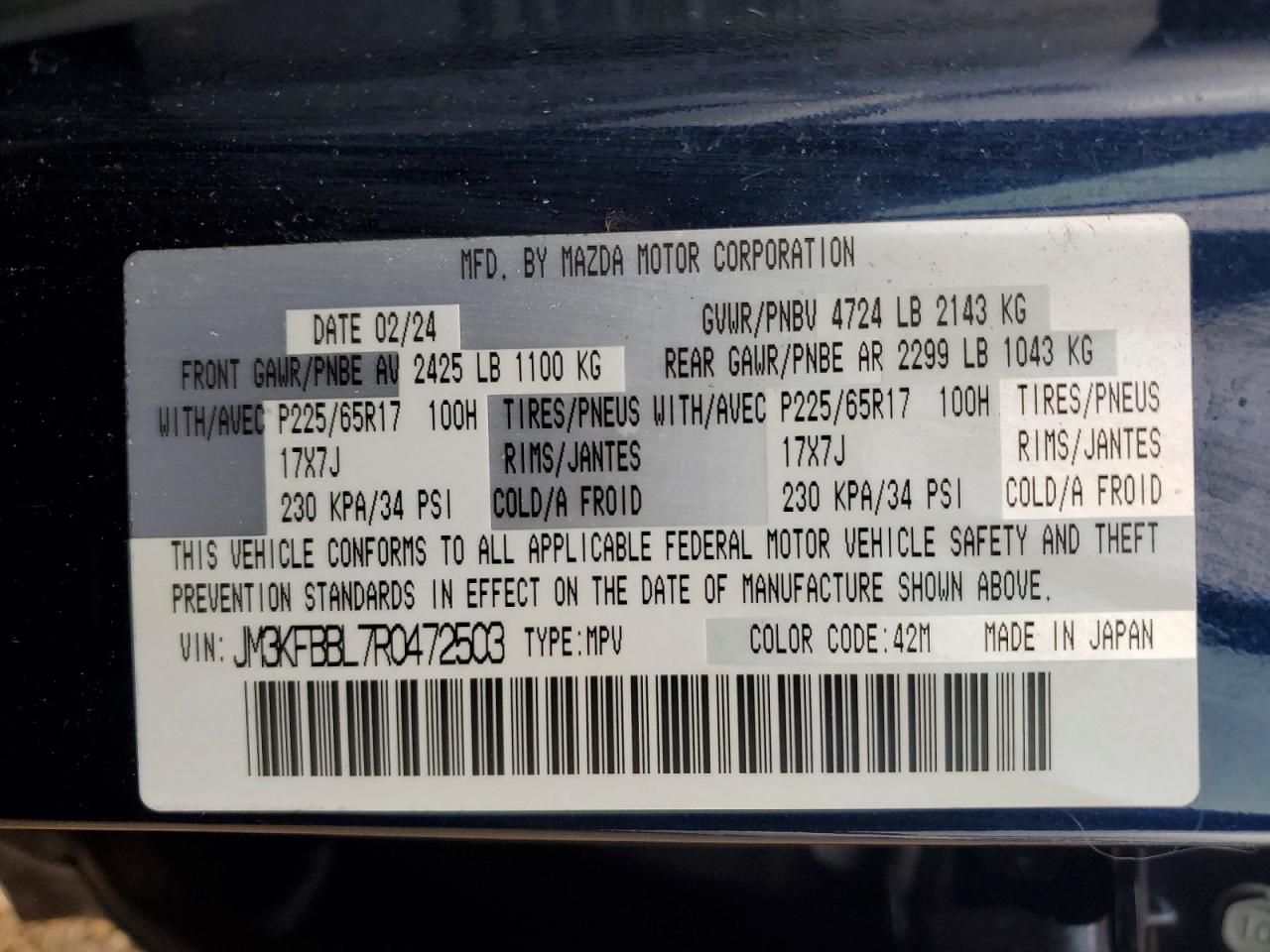 2024 Mazda Cx-5 Select