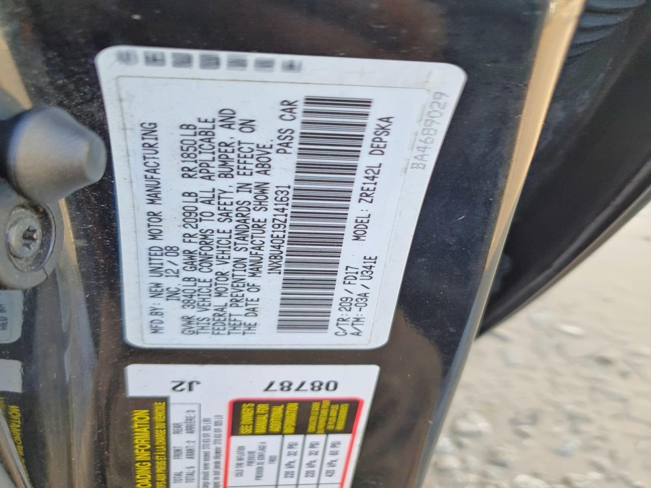 2009 Toyota Corolla