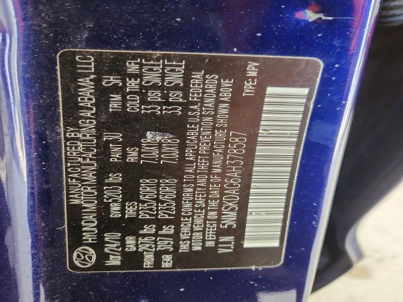 2010 Hyundai Santa fe Limited