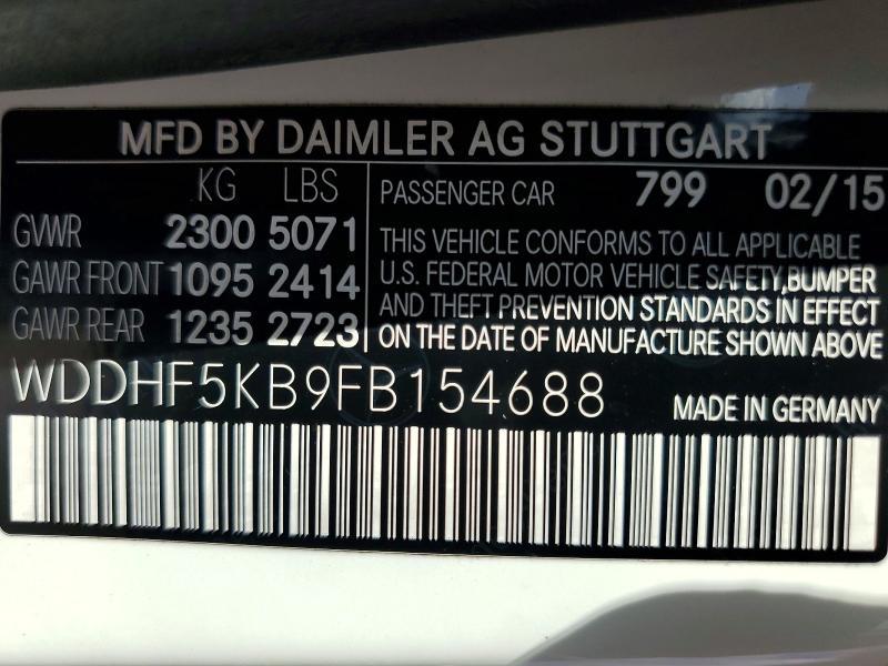 2015 Mercedes-Benz E 350