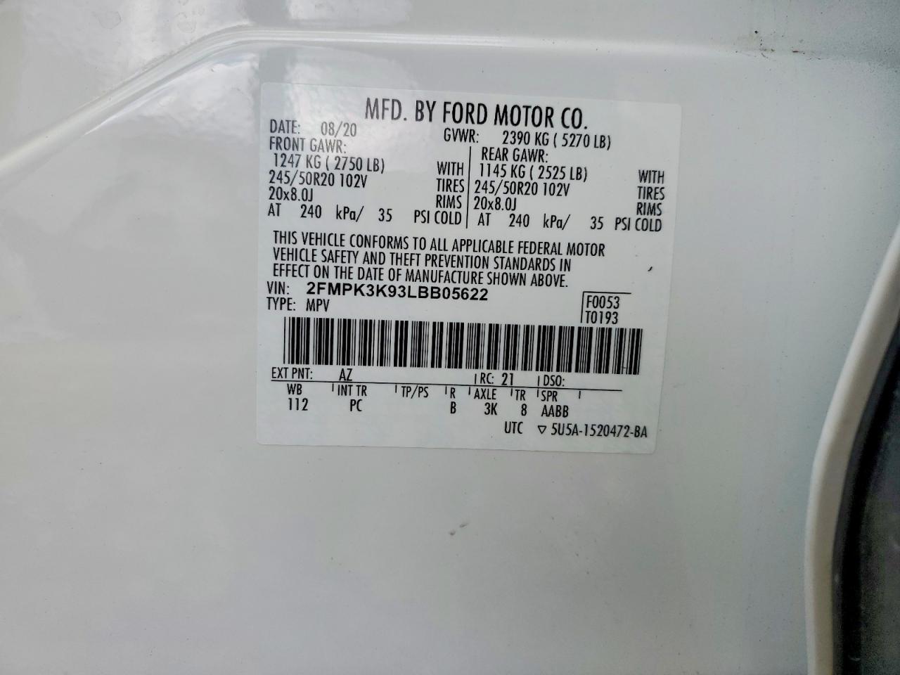 2020 Ford Edge Titanium
