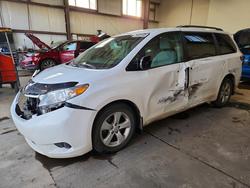 Salvage cars for sale from Copart Nisku, AB: 2017 Toyota Sienna le 8-passenger